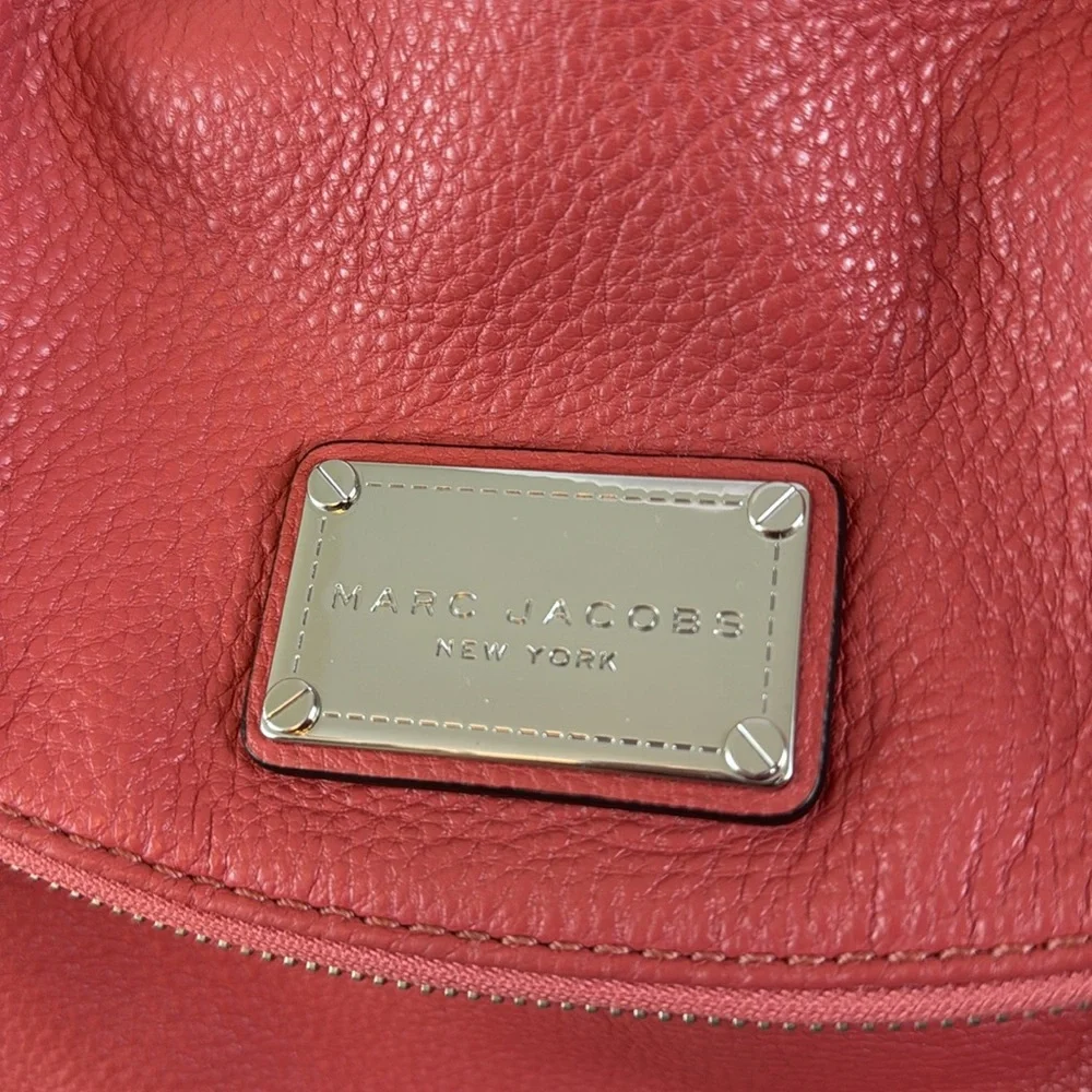 Marc Jacobs Dusty Pink Natasha Fold Over Crossbody Bag with Adjustable Strap - Picture 6 of 10